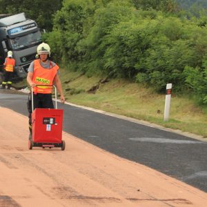 Voziček za absorbente
