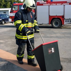 Voziček za absorbente